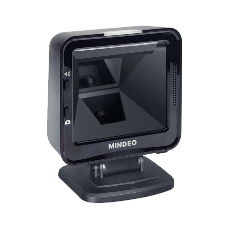 Сканер ШК (презентационный, 2D имидж, черный) Mindeo MP8600 USB с подставкой