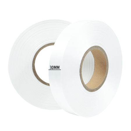 Текстильная лента, сатин (PS590NC White satin) 30мм x 200м, белая