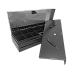 Денежный ящик STI FT-460S (вертикальный, крышка из нержавеющей стали, электромеханический, 3-позиционный, 24V, Epson/Штрих, черный фото 2